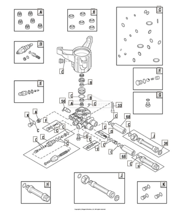 707773 pump breakdown & parts